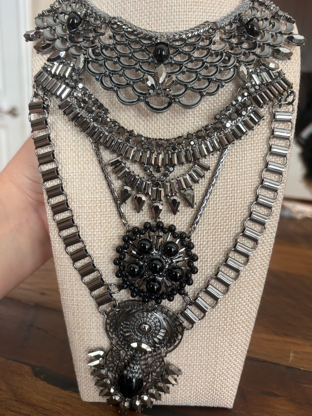 Free People Only Dreaming Statement Collar Necklace